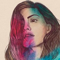 Mi Proyecto del curso: Retrato ilustrado con Procreate. Ilustração tradicional, Ilustração digital, e Pintura em aquarela projeto de Daniela Ibarra Ramirez - 02.02.2021