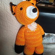 Mi Proyecto del curso: Amigurumi: creación de personajes con ganchillo. Zorrito. Crochet project by Marcela Porras - 02.02.2021