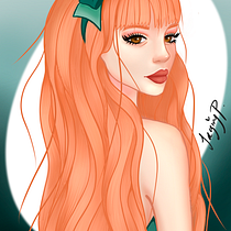 Mi Proyecto del curso: Retrato de personajes femeninos con Procreate. Projekt z dziedziny Ilustracja c i frowa użytkownika jacziryportillo - 02.02.2021