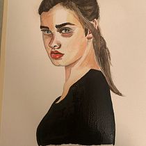 My project in Watercolor Portrait from a Photo course. Watercolor Painting project by schmitt_elisa - 02.02.2021