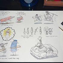 My project in The Art of Sketching: Transform Your Doodles into Art course Ein Projekt aus dem Bereich Skizzenentwurf von laiphat333 - 04.02.2021