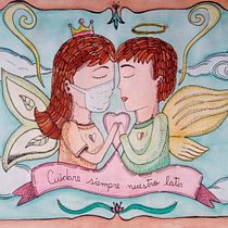 Nuestro Latir . Ink Illustration, and Watercolor Painting project by María Estrella Saravia Pinazo - 02.02.2021