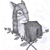 Mi Proyecto de Curso: Pudú. Un proyecto de Creatividad y Dibujo a lápiz de Francisca - 02.02.2021