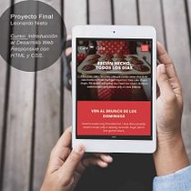 Proyecto del curso: Introducción al Desarrollo Web Responsive con HTML y CSS Ein Projekt aus dem Bereich CSS, Webentwicklung und HTML von Leonardo Nieto - 03.02.2021