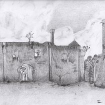 Mi Proyecto del curso: Técnicas de ilustración artística con grafito "Hacienda antigua". Drawing, Pencil Drawing, and Traditional illustration project by jair_quintana1999 - 02.04.2021
