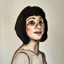 Portrait in Watercolour. Watercolor Painting project by Vaishnavi Srikanth - 02.03.2021