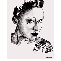 Mi Proyecto del curso: Diseño de tatuajes Blackwork. Projekt z dziedziny Portret i Projektowanie tatuaż użytkownika Eva Maria Camacho Linares - 03.02.2021