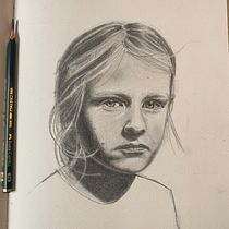 Zoë. Drawing, Portrait Drawing, and Sketching project by Pim Geerts - 02.03.2021