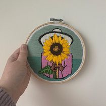 My project in Introduction to Botanical Embroidery course. Un projet de Broderie de estonoacababien - 03.02.2021