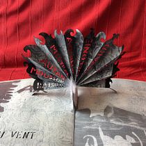 My project in Pop-Up Book Creation course. Projekt z dziedziny  Kaligrafia użytkownika Matte Catherine - 03.04.2021