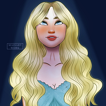 Meu projeto do curso: Retrato de personagens femininas com Procreate. Projekt z dziedziny R, sunek c i frow użytkownika Maísa Saraiva - 03.02.2021