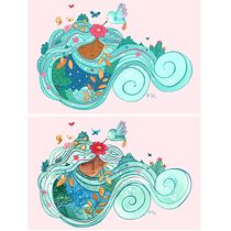 Mi Proyecto del curso: Técnicas de ilustración con acuarela y gouache. Traditional illustration project by Raquel Ruiz Pérez - 02.04.2021