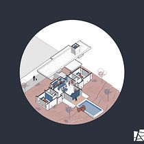 Mi Proyecto del curso: Ilustración digital de proyectos arquitectónicos. 3D, 3D Animation, Architecture, Digital Architecture, Collage, and Communication project by Pilar Hernández - 02.04.2021
