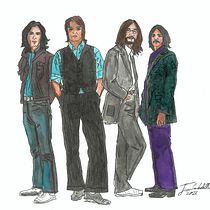 The Beatles.. Watercolor Painting project by Juan Carlos Del Río - 02.05.2021
