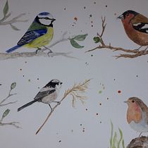 My project in Artistic Watercolor Techniques for Illustrating Birds course. Watercolor Painting project by lindafbreaker - 02.09.2021