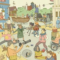 The City. Traditional illustration project by hpjp9 - 02.15.2021