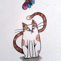 Meu projeto do curso: Técnicas de ilustração para desbloquear sua criatividade. Traditional illustration project by Camila Gulla - 02.05.2021
