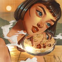 My project in Digital Fantasy Portraits with Photoshop course. Concept Art, and Digital Illustration project by Eunice Adeyi - 02.05.2021