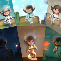 My project in Lighting Principles for Digital Painting course. Concept Art, Digital Illustration, Digital Painting, and Traditional illustration project by Albert - 02.06.2021