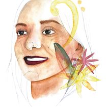 Mi Proyecto del curso: Retrato ilustrado en acuarela. Projekt z dziedziny Portret, Trad, c i jna ilustracja użytkownika Verónica Calvo Morales - 06.02.2021