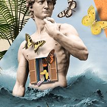 My project in Digital Collage for Editorials course. Colagem e Ilustração digital projeto de Andrea Wagner - 06.02.2021