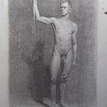 Mi Proyecto del curso: Dibujo realista de la figura humana. Drawing, Pencil Drawing, Figure Drawing, and Realistic Drawing project by agustintorri - 02.06.2021