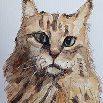 My project in Experimental Watercolor Techniques for Beginners course. Watercolor Painting project by victorialogel - 02.06.2021