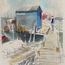 Mi Proyecto del curso: Dibujo arquitectónico con acuarela y tinta. Sketching, Drawing, Watercolor Painting, Architectural Illustration, Sketchbook & Ink Illustration project by purizarf - 02.06.2021