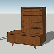 Retro-style scandinavian commode. Woodworking project by tom - 02.06.2021