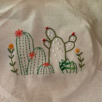 My project in Basic Embroidery Techniques: Stitches, Compositions, and Color Ranges course. Embroider project by Sofia Murray - 02.07.2021