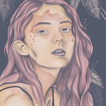 Mi Proyecto del curso: Retrato ilustrado con Procreate Tu mirar. Ilustração tradicional projeto de Mercedes Villalvazo - 07.02.2021