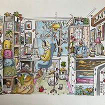 My project in Creative Sketching: Fill Your Illustrations with Life and Detail course. Traditional illustration project by Liz - 02.07.2021