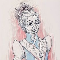 La Papisa | Cuaderno de artista para proyectos de ilustración. Sketching, and Traditional illustration project by Niabellum - 02.07.2021