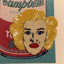 My project in Beaded Embroidery Portraits course. Embroider project by Teresa Wiggins - 02.07.2021