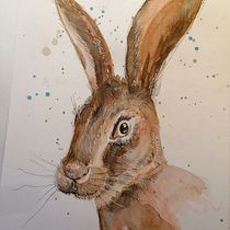 My project in Experimental Watercolor Techniques for Beginners course. Watercolor Painting project by Maria Gardzheva - 02.07.2021