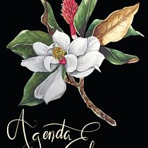 Agenda de embarazo.. Ilustração botânica projeto de monicapalomova - 07.02.2021