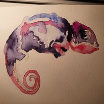 My project in Experimental Watercolor Techniques for Beginners course. Watercolor Painting project by Amelia Cazorla - 02.11.2021