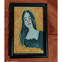 Meu projeto do curso: Retrato em aquarela a partir de uma fotografia. Traditional illustration project by tacianafreytas - 02.08.2021