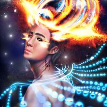 Mi Proyecto del curso: Retratos digitales de fantasía con Photoshop, este es el resultado final en verdad me gusta mucho.. Digital Drawing project by Marlene Gabriela Martinez Maza - 02.08.2021