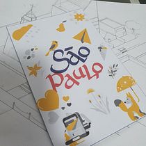 Minha cidade é São Paulo - Brasil!. Een project van Kalligrafie van Anderson Amorim - 31.01.2021