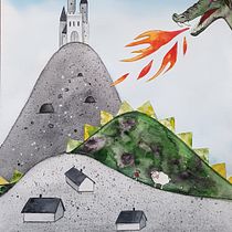 Mein Kursprojekt: Einführung zur Kinderillustration. Watercolor Painting, Traditional illustration, Acr, and lic Painting project by lawera.marta - 02.08.2021