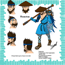  Creación de personajes manga: Tsen-tsu. Creativit, Artistic Drawing, Digital Drawing, and Manga project by Fernando Zamudio - 02.08.2021