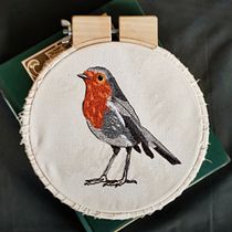 Meu projeto do curso: Pintar com linha: técnicas de ilustração têxtil. Embroider project by Marcela Martins - 02.08.2021