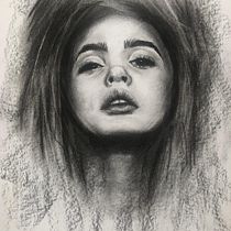 My project in Artistic Charcoal Portraiture: Creating Atmosphere course. Desenho, Artes plásticas, Desenho artístico, Desenho de retrato, Desenho realista e Ilustração tradicional projeto de magdalena_maria - 08.02.2021