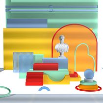 Mi Proyecto del curso: Composiciones abstractas con Cinema 4D. 3D projeto de Blanca Elias - 09.02.2021