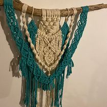 Meu projeto do curso: Macramê: nós básicos e complexos . Een project van Macramé van Ana Maria Botelho - 09.02.2021