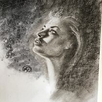 My project in Artistic Charcoal Portraiture: Creating Atmosphere course. Desenho artístico, Artes plásticas, Desenho, Desenho de retrato, e Desenho realista projeto de buxwom1 - 04.03.2022