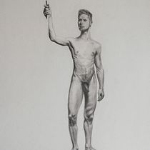 Mi Proyecto del curso: Dibujo realista de la figura humana. Fine Arts, Drawing, Pencil Drawing, Figure Drawing, and Artistic Drawing project by Carlos Romero López - 02.09.2021