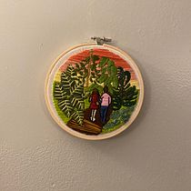My project in Introduction to Botanical Embroidery course. Projekt z dziedziny  Haft użytkownika Ama Warnock - 05.04.2021