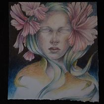 My project in Chiaroscuro Creative Portrait with Pencils course. Desenho projeto de Diane Savino - 15.02.2021